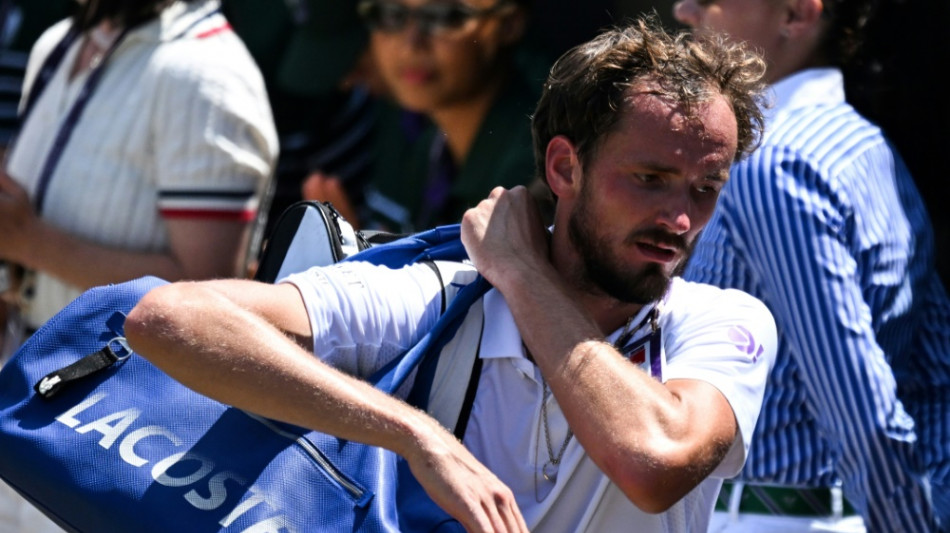 Nächste Enttäuschung: Wimbledon für Medwedew schon vorbei