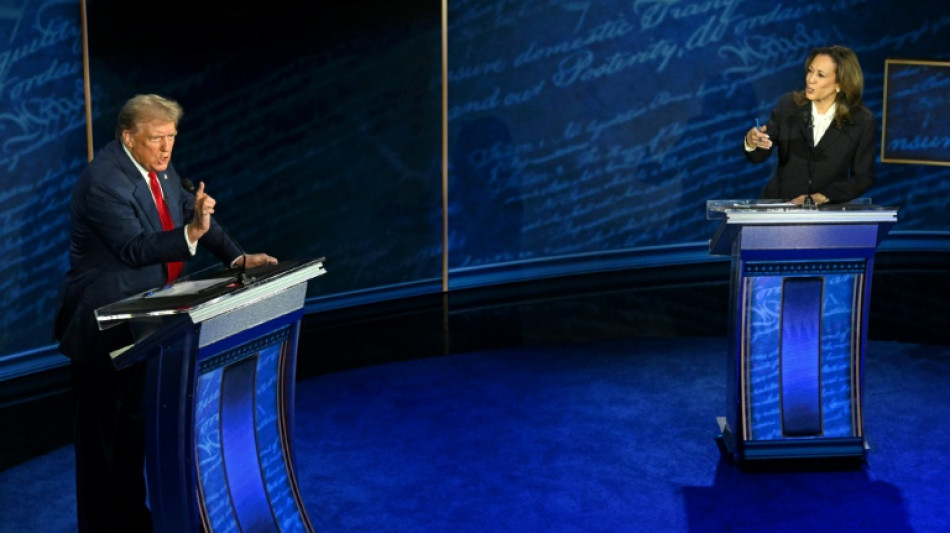 Scharfe Attacken im hart gef&uuml;hrten TV-Duell zwischen Trump und Harris