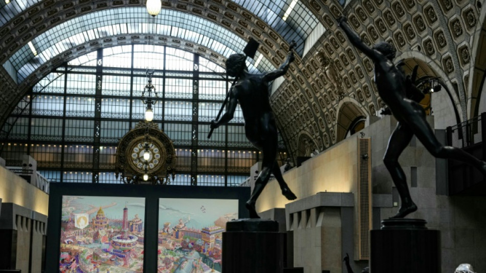 Un cartel "surrealista" en forma de d&iacute;ptico para los Juegos Ol&iacute;mpicos de Par&iacute;s-2024