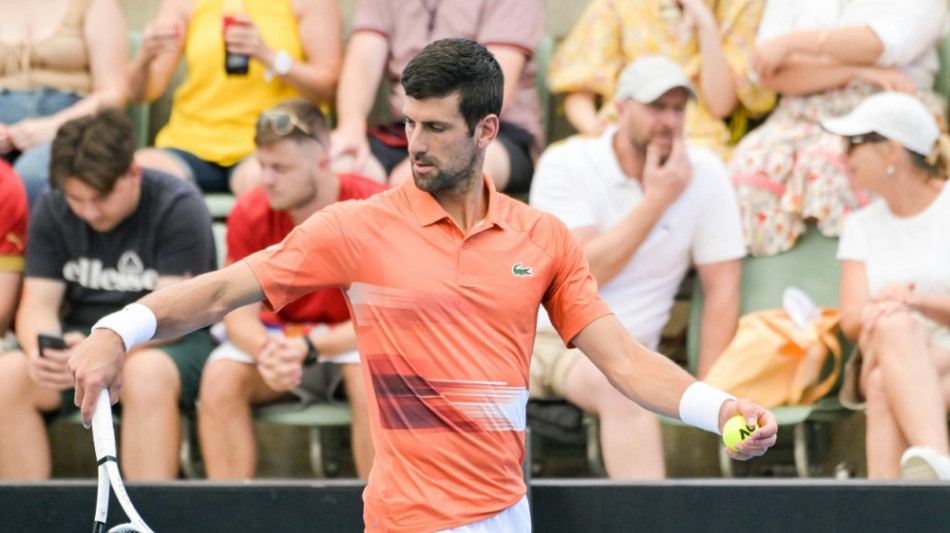 Warmer Empfang f&uuml;r Djokovic in Adelaide