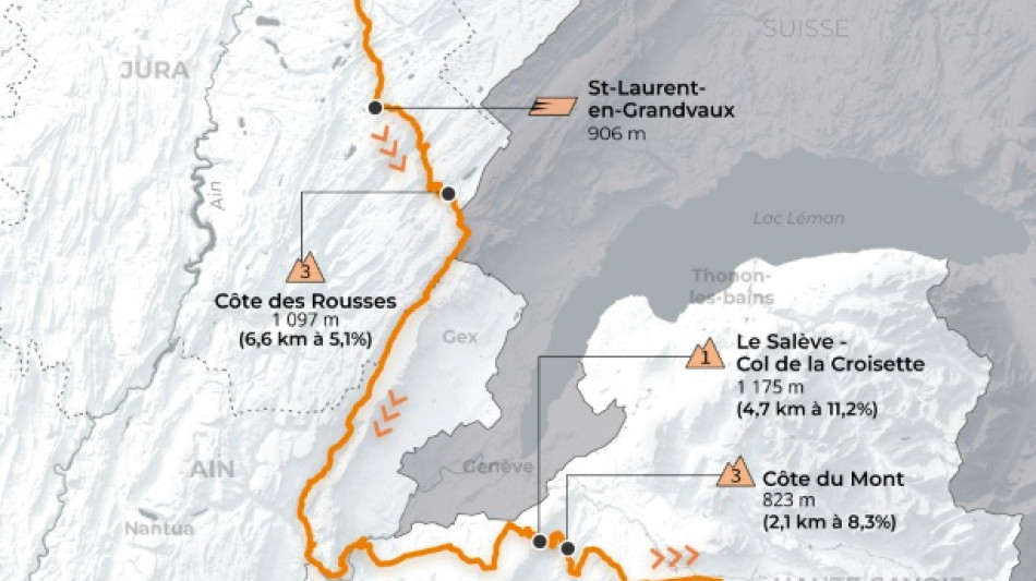La quinzi&egrave;me &eacute;tape du Tour: les Alpes par son versant nord