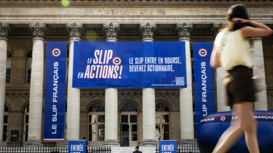Le Slip fran&ccedil;ais fait ses d&eacute;buts &agrave; la Bourse de Paris