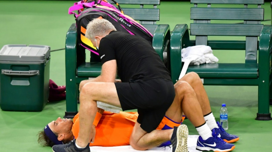 Tennis: Nadal absent "4 &agrave; 6 semaines" en raison d'une blessure &agrave; une c&ocirc;te