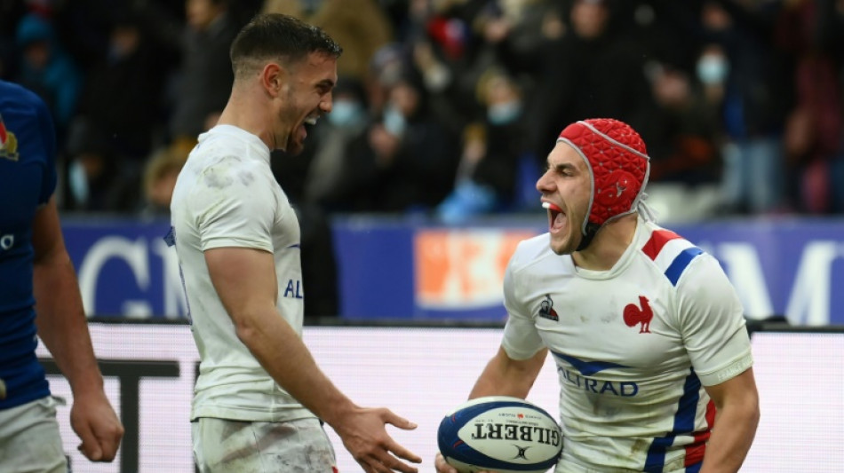Tournoi des six nations: les Bleus devant de justesse contre l'Italie &agrave; la mi-temps