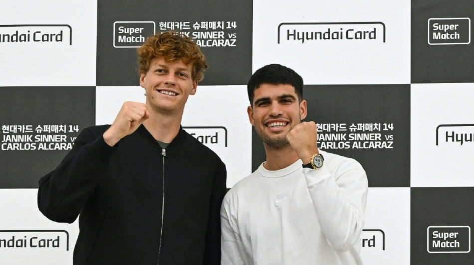 Alcaraz beats Sinner in sold-out South Korea exhibition match
