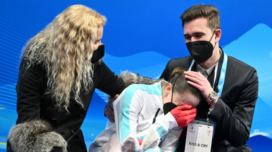 JO-2022: le pr&eacute;sident du CIO Thomas Bach "tr&egrave;s troubl&eacute;" par la prestation de Kamila Valieva sur la glace 