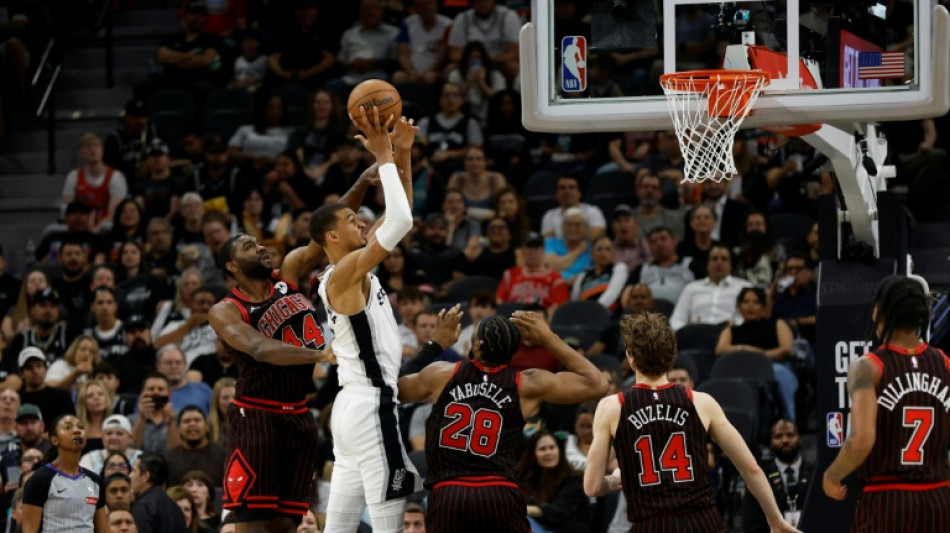 Wembanyama at the double as Spurs beat Bulls
