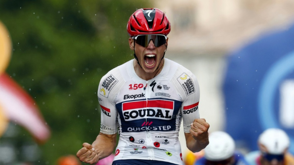 France's Magnier sprints to Giro 18th stage win, Vingegaard in pink