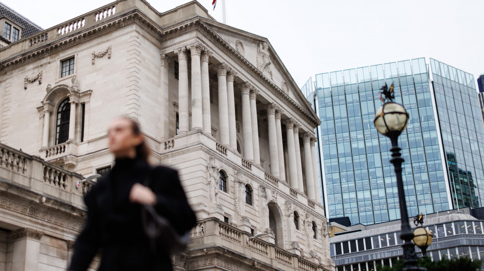 La Bank of England taglia i tassi di interesse al 3,75%