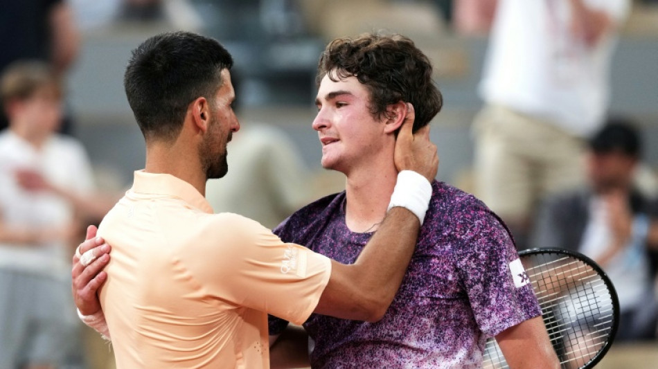 Djokovic knocked out in French Open third round by Fonseca