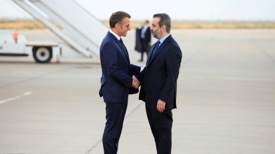 Macron retrouve Chareh pour sa deuxi&egrave;me journ&eacute;e &agrave; Damas