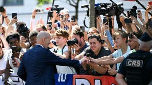 "Mon chat s'appelle Zizou": &agrave; Paris, les supporters ont accueilli le s&eacute;lectionneur Zidane