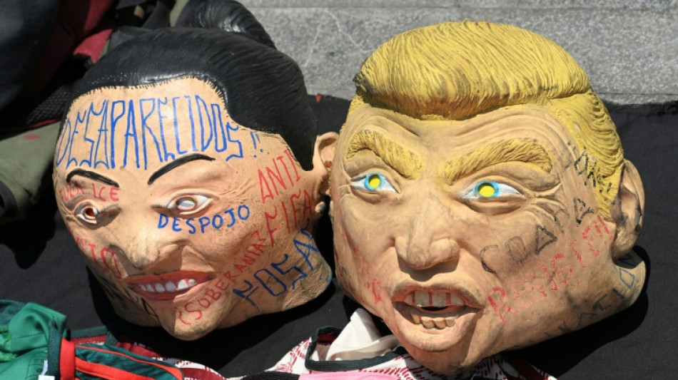 Activists campaign for Mexico's missing people near World Cup stadium