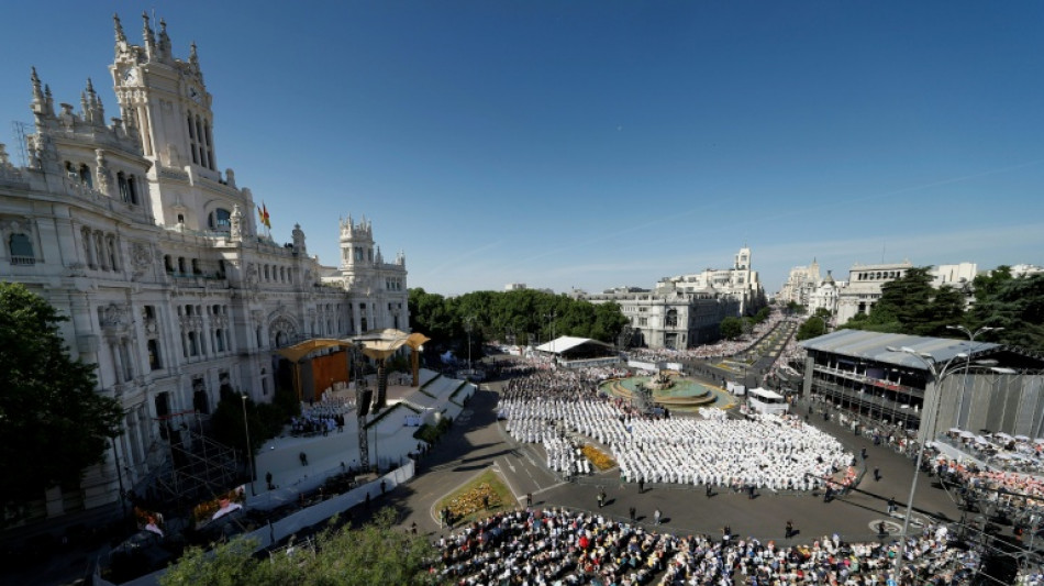 Plus de 1,2 million de fid&egrave;les assistent &agrave; une messe de L&eacute;on XIV en plein centre de Madrid