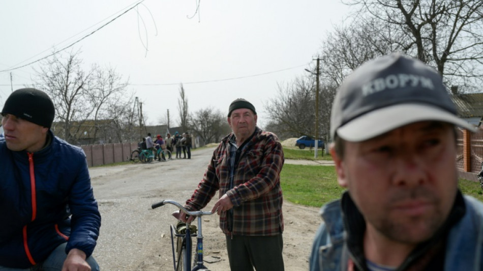 Sur la ligne de front dans le sud de l'Ukraine, un village d&eacute;vast&eacute;