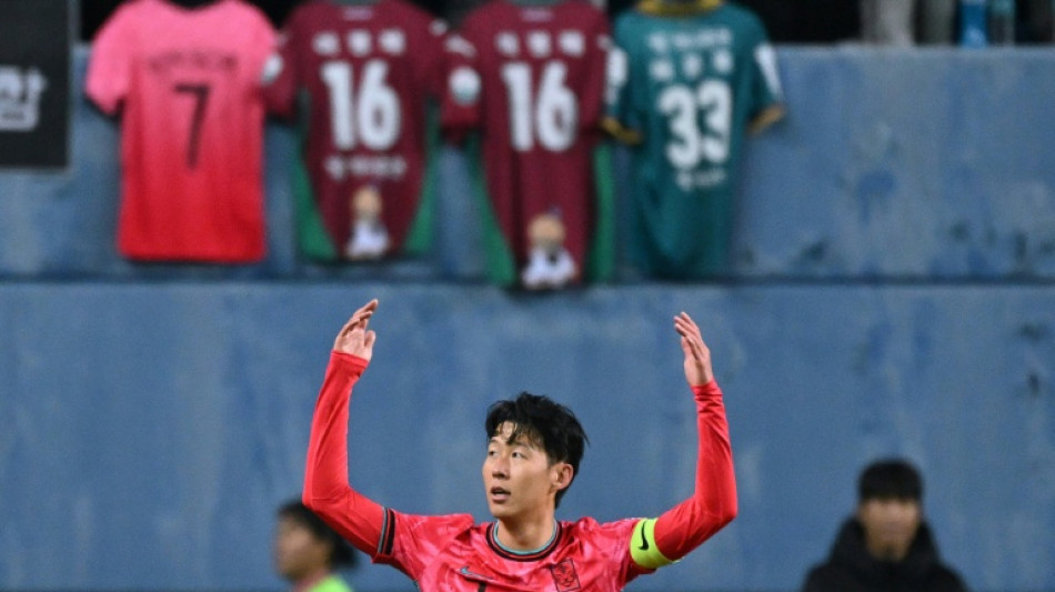 Son on track for World Cup with double in 5-0 South Korea win