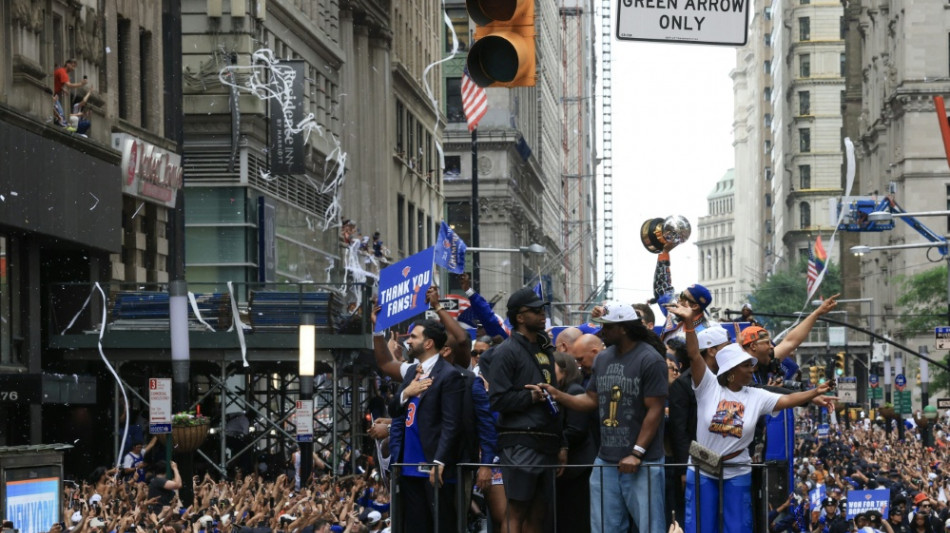 Konfettiregen &uuml;ber New York: Knicks frenetisch gefeiert