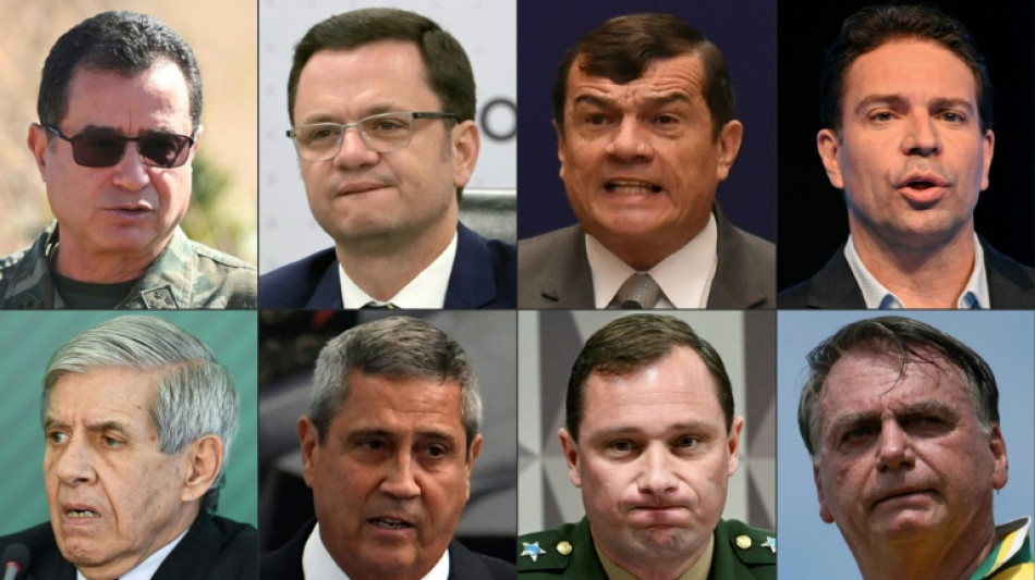 Jair Bolsonaro e seus colaboradores: os oito acusados pela trama golpista