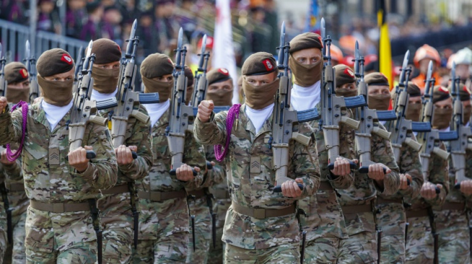 Belgien feiert Unabh&auml;ngigkeitstag mit Milit&auml;rparade - erstmals ukrainisches Kontingent dabei