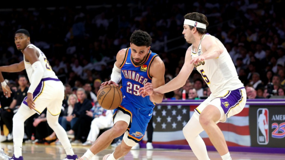 Thunder top Lakers for 3-0 NBA series lead, Cavs claw back against Pistons