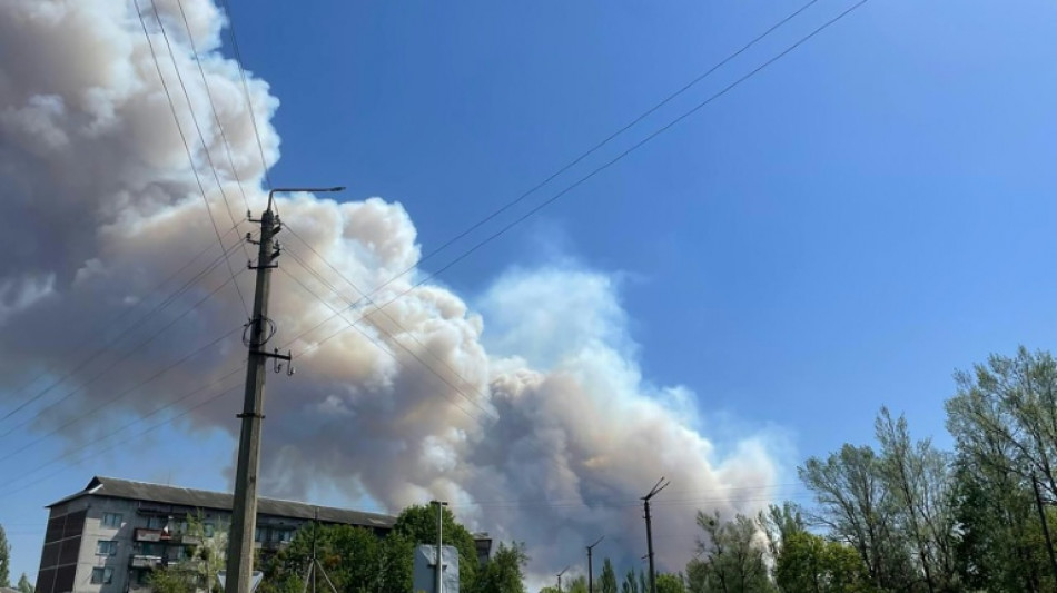 Forest fire burns near Chernobyl nuclear plant after drone crash