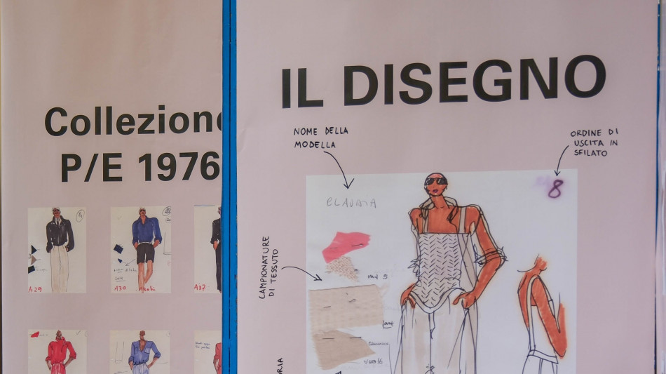 Universit&agrave; Parma celebra Armani con una mostra sui suoi disegni