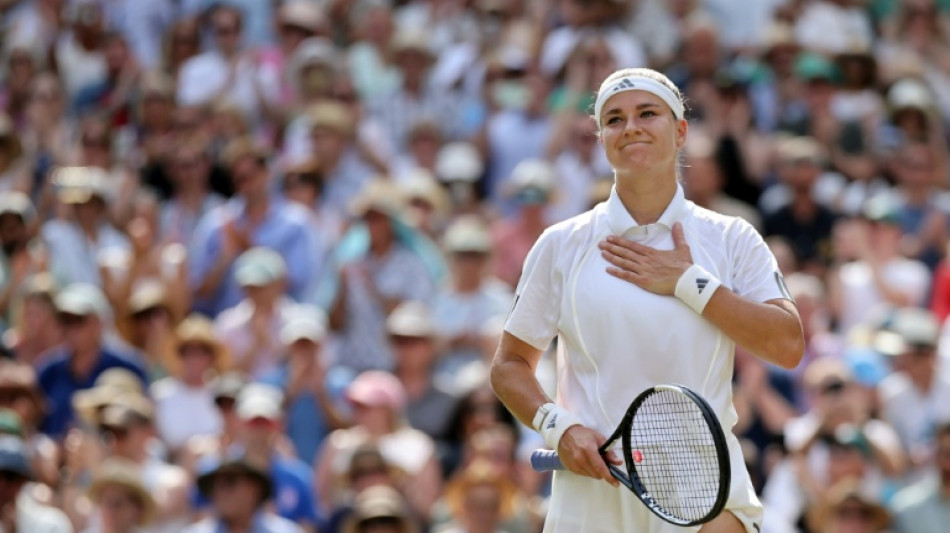 Wimbledon: Muchova-Noskova, une finale 100% tch&egrave;que pour un premier titre en Grand Chelem
