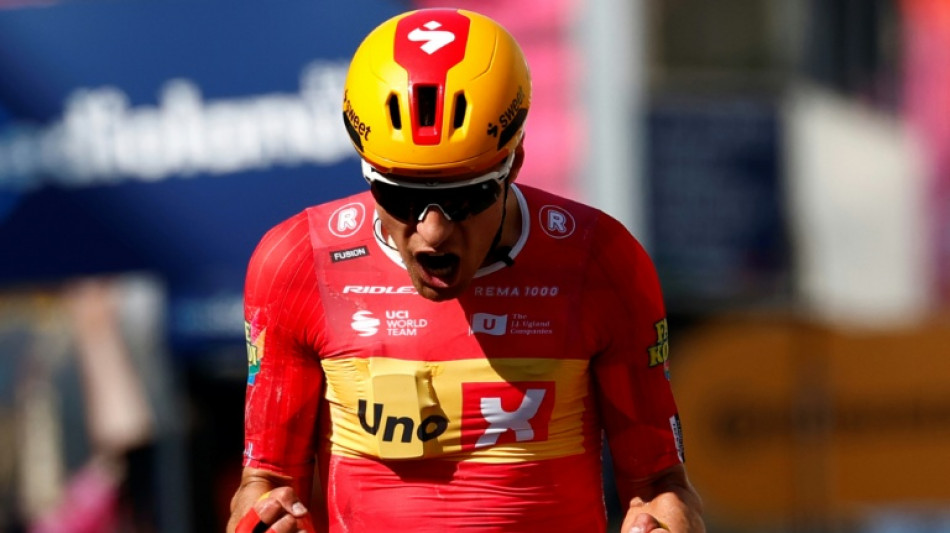Norway's Dversnes takes surprise win in Giro 15th stage