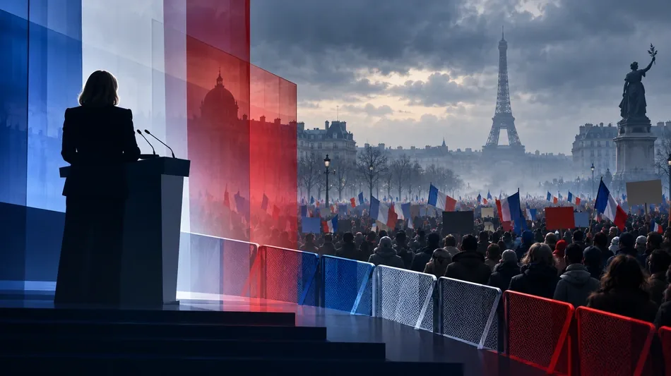 Le Pen begins presidential campaign after violent protests across France