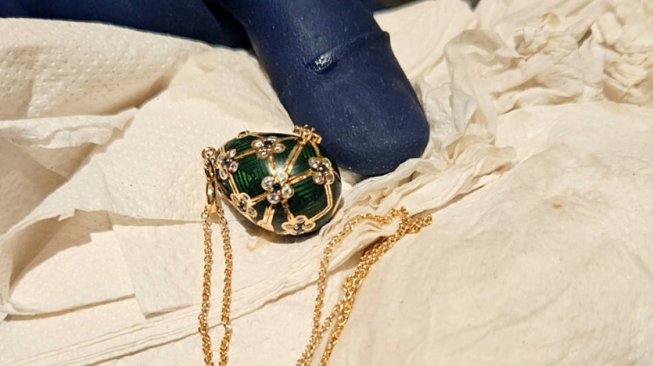 No yolk: police 'recover' Faberge egg swallowed by thief