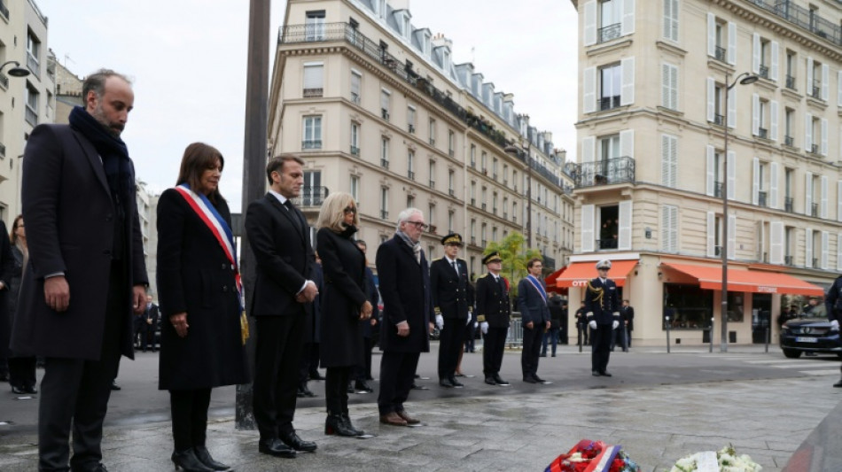 Frankreich gedenkt der Opfer der Pariser Anschl&auml;ge vor zehn Jahren