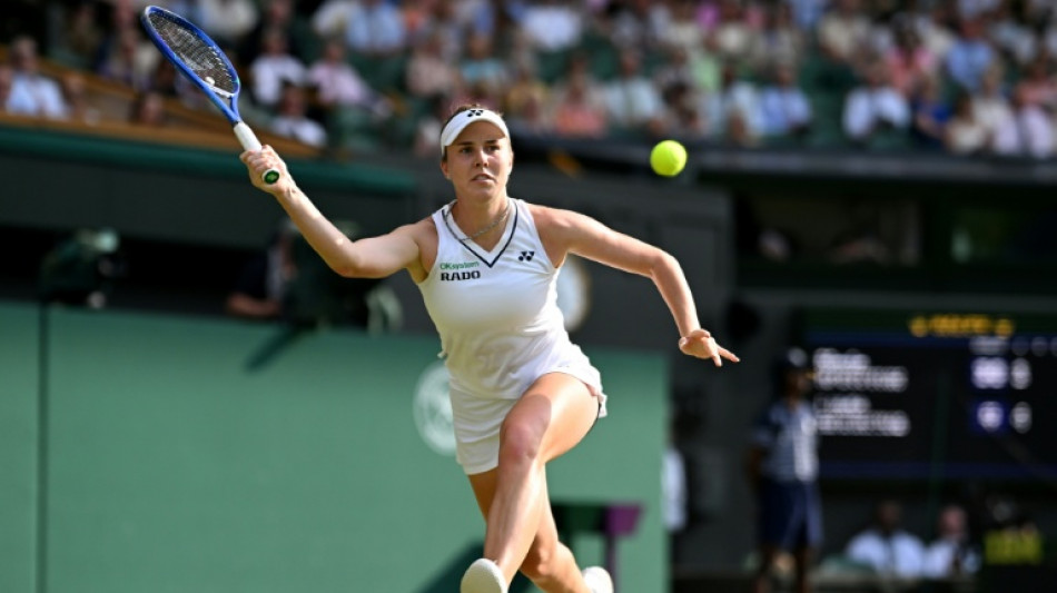Tennis: la Tch&egrave;que Linda Noskova rejoint sa compatriote Karolina Muchova en finale de Wimbledon&nbsp;