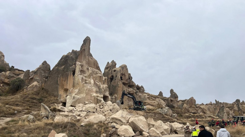 Two dead in rock spire collapse at Turkey's touristic Cappadocia