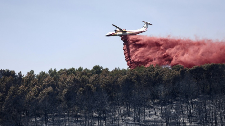 Hunderte Menschen fliehen vor neuem Waldbrand in S&uuml;dfrankreich 