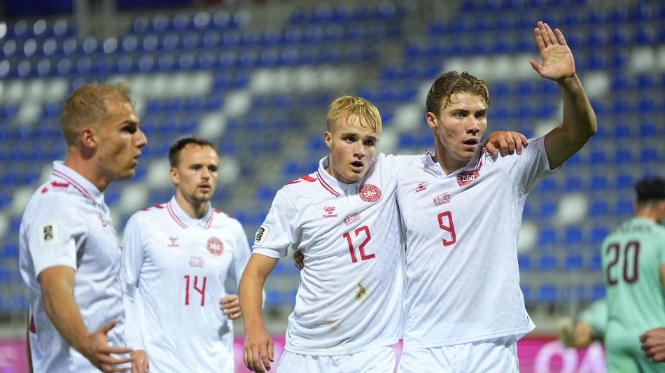 Mondiale 2026: Bielorussia-Danimarca 0-6, doppietta di Hojlund