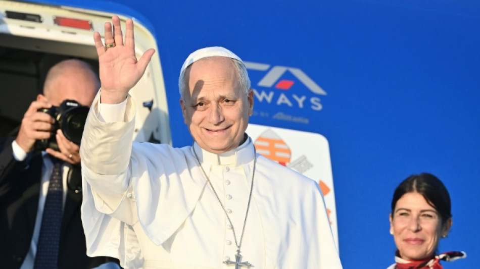 Le pape L&eacute;on XIV a atterri en France pour une premi&egrave;re visite tr&egrave;s attendue
