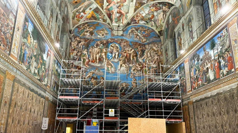 El fresco "El Juicio Final" recupera sus colores en la Capilla Sixtina