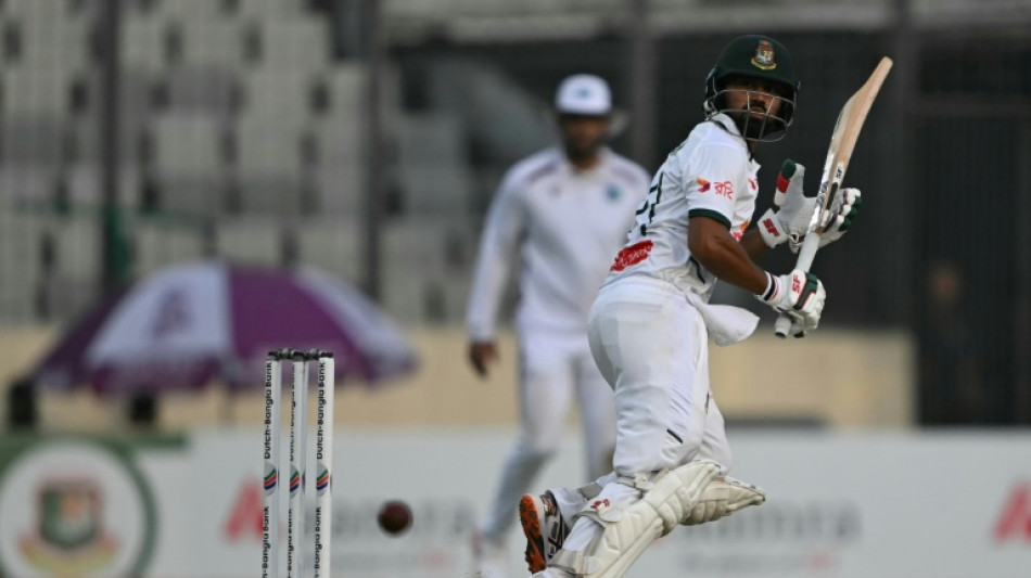 Shadman guides Bangladesh to 213-3 in West Indies Test