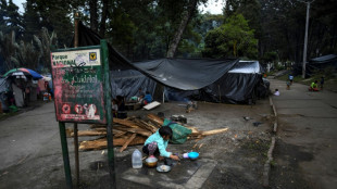 A Bogota, un campement indig&egrave;ne en spectre de la guerre