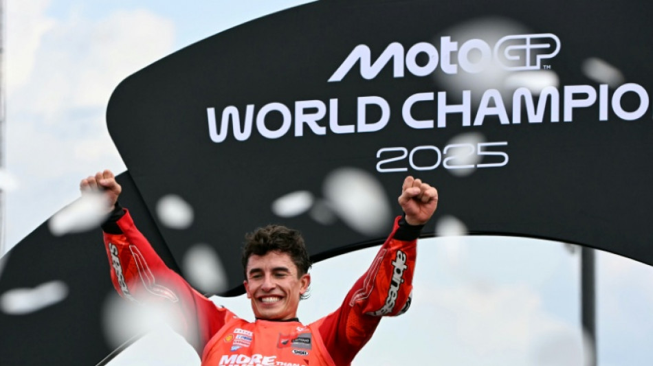 MotoGP: l'Espagnol Marc Marquez (Ducati) remporte son septi&egrave;me titre mondial