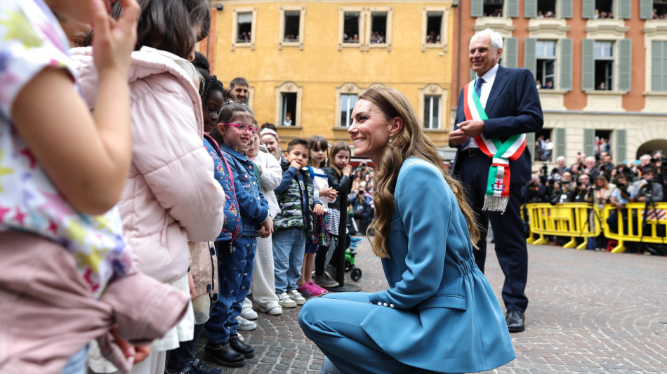 La natura 'terzo insegnante', seconda giornata di Kate a Reggio Emilia