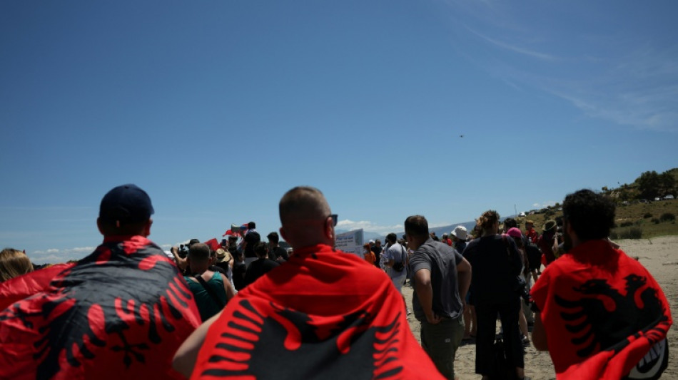 Albanians step up protests over Trump-linked property development