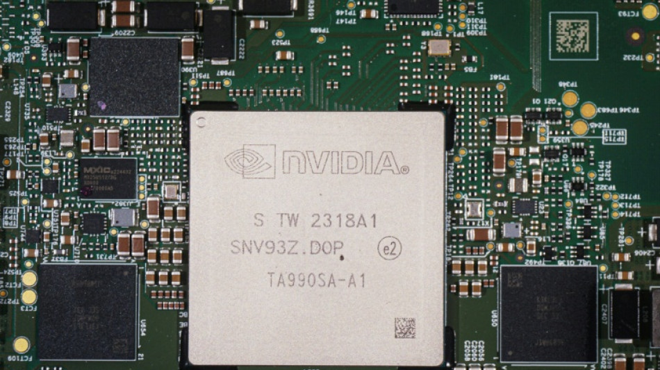 US stocks end mostly higher despite drop in Nvidia