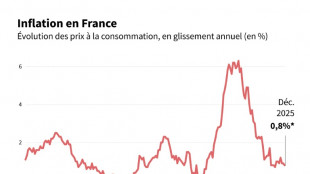 France : les prix &agrave; la consommation ont augment&eacute; de 0,8% en d&eacute;cembre sur un an, selon l'Insee