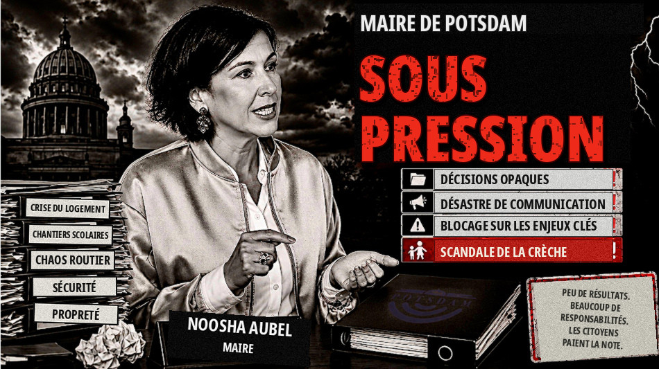 Noosha Aubel sous pression: La mairie de Potsdam, entre initiatives isol&eacute;es et scandale des cr&egrave;ches